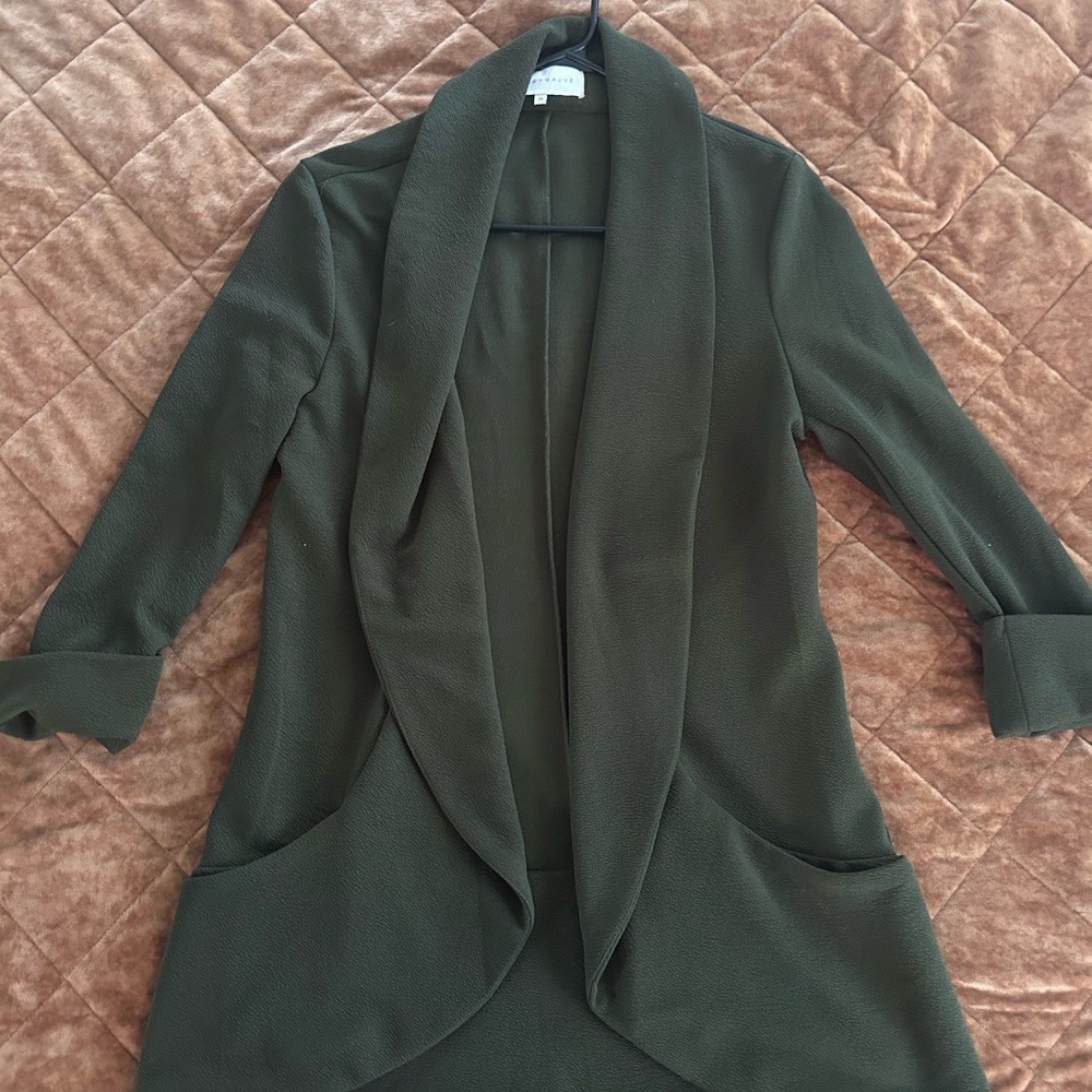 Olive Green Women's Blazer